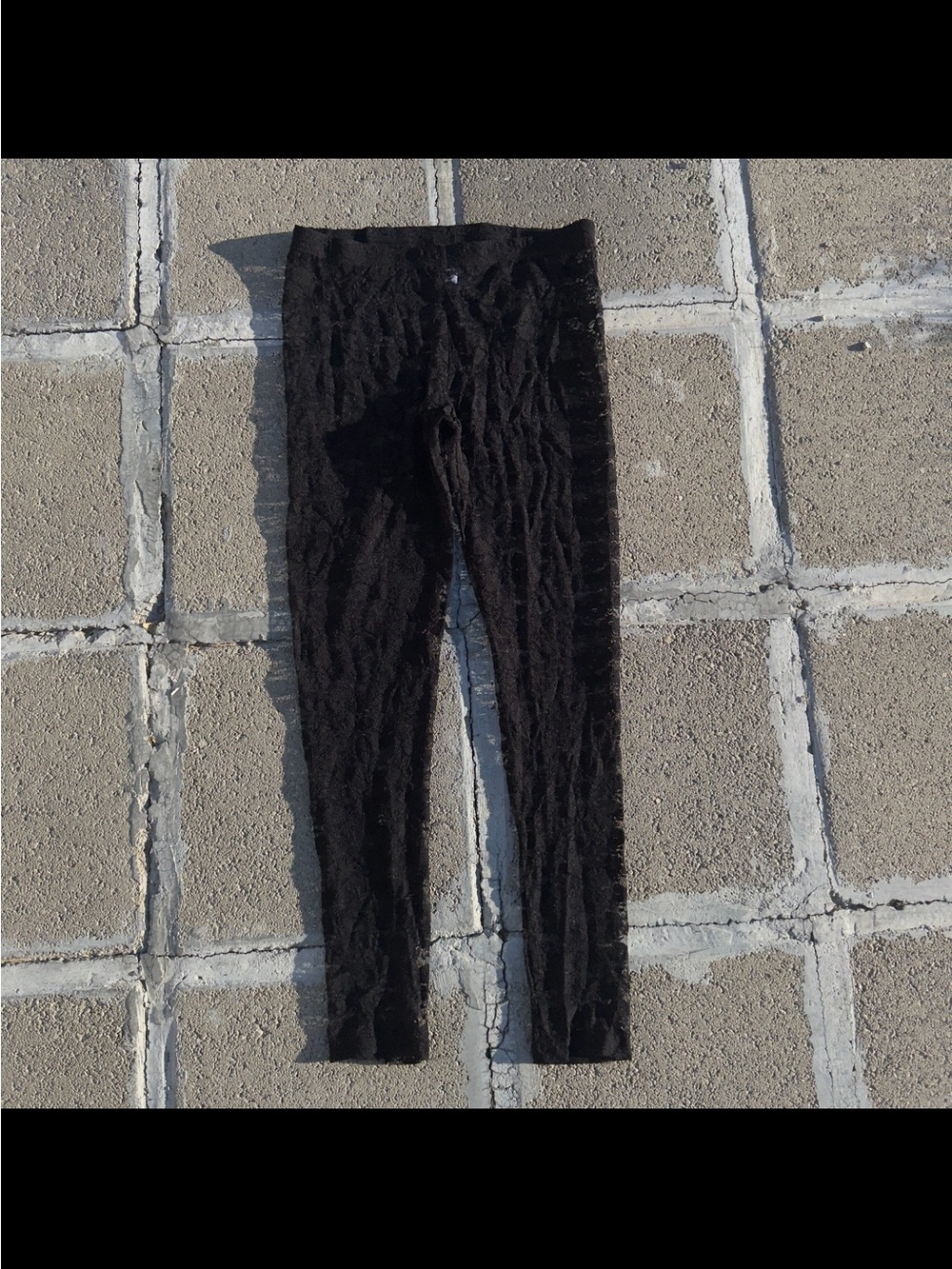 Y2K Lace Floral See Through Leggings